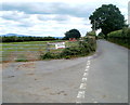 Star Road heads NE away from the Penwern Lane junction