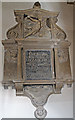 SK9843 : Memorial to Elizabeth Long, St Martin's church, Ancaster by J.Hannan-Briggs