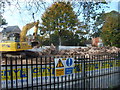 SO9496 : Nursery Demolition by Gordon Griffiths