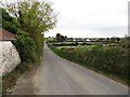 View towards the A2 from the lower section of the Ballynaderfy Road