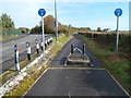 Cycle route and footpath near Harry Stoke