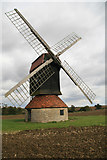 SP9952 : Stevington Windmill by Chris Allen