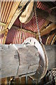 SP9952 : Stevington Windmill - sack hoist by Chris Allen