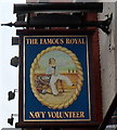 Pub sign, The Famous Royal Navy Volunteer, Bristol