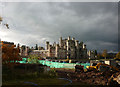 NY5223 : The builders are in at Lowther Castle by Karl and Ali