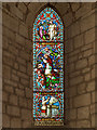 NY5563 : Lanercost Priory, Memorial Window to John Addison by David Dixon