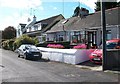 Seaside bungalows at Cuan Beach, Killyleagh