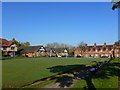 Beautifully manicured green at Port Sunlight Village