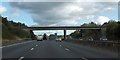 SP0673 : Approaching the bridge over M42 near Moorfield Farm by David Smith