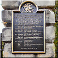 NY9364 : Northumberland Fusiliers Memorial (detail#2) by David Dixon
