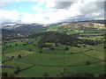 Pengwern Vale from above