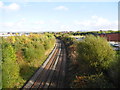 Railway line to Ashton Moss North Junction