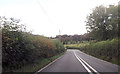 A458 bend approaching Wern