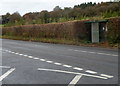 Bus shelter in a hedge, Monkswood