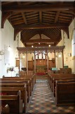 TR1032 : Interior, All Saints' church, Burmarsh by Julian P Guffogg