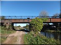 Bridge carrying former mineral tramway over canal