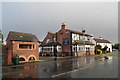 The Market Place, the Plough and the bus shelter