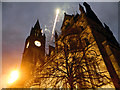 SJ8398 : Olympic Celebrations, Manchester Town Hall by David Dixon