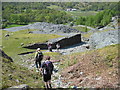 NY3105 : Footpath  into  Thrang  Quarry  ( disused ) by Martin Dawes
