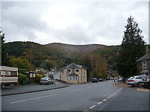 SO2813 : Part of Merthyr Road, Llanfoist below the Blorenge by Jeremy Bolwell