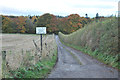 Private road near Colquhalzie