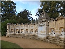 SP6737 : The Temple of British Worthies at Stowe Park by David Smith