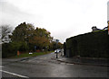 Downs Court Road at the junction of Riddlesdown Road