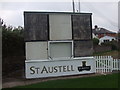 SS4836 : Braunton Cricket Club - Scoreboard. by BatAndBall