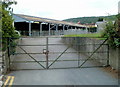 Entrance to Talgarth Livestock Market