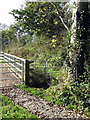 Gate on the path to Littlecote