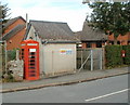 Phonebox and postbox, Glasbury