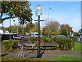 Village sign for Green Street Green