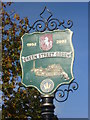 Village sign for Green Street Green