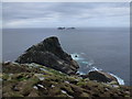 NA7246 : Flannan Isles: rock to the west of Eilean Mòr by Chris Downer