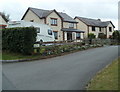 Cow Lane houses near Three Cocks