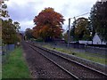 Railway line in Pitlochry