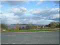 View from Mason Street to Wigg Island, with Fiddlers Ferry power station beyond