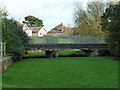 Bridge over flood alleviation channel