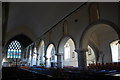 TR0624 : Nave and south aisle, St Nicholas' church, New Romney by Julian P Guffogg