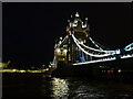 TQ3380 : Tower Bridge at Night by PAUL FARMER