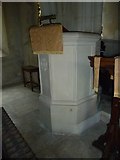 SY5889 : St Michael and All Angels, Little Bredy: pulpit by Basher Eyre