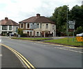 Glasllwch Crescent houses near Western Avenue, Newport