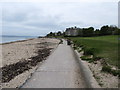 The Seapark Road stretch of the Coastal Path