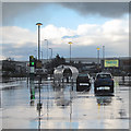 Wet Morrisons car park