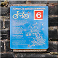 SJ8894 : National Cycle Network Sign by David Dixon