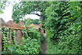 Bridleway heading west to Guildford