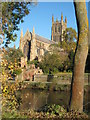 SO8454 : Worcester Cathedral by Philip Halling