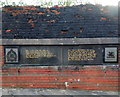 Memorial plaques, Stow Hill, Newport