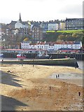 NZ9011 : Harbour Sands, Whitby by Gordon Hatton