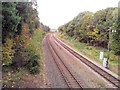 Rail lines as seen from the Prospect Road bridge